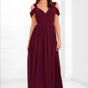 Burgundy Lulus Make Me Move Dress